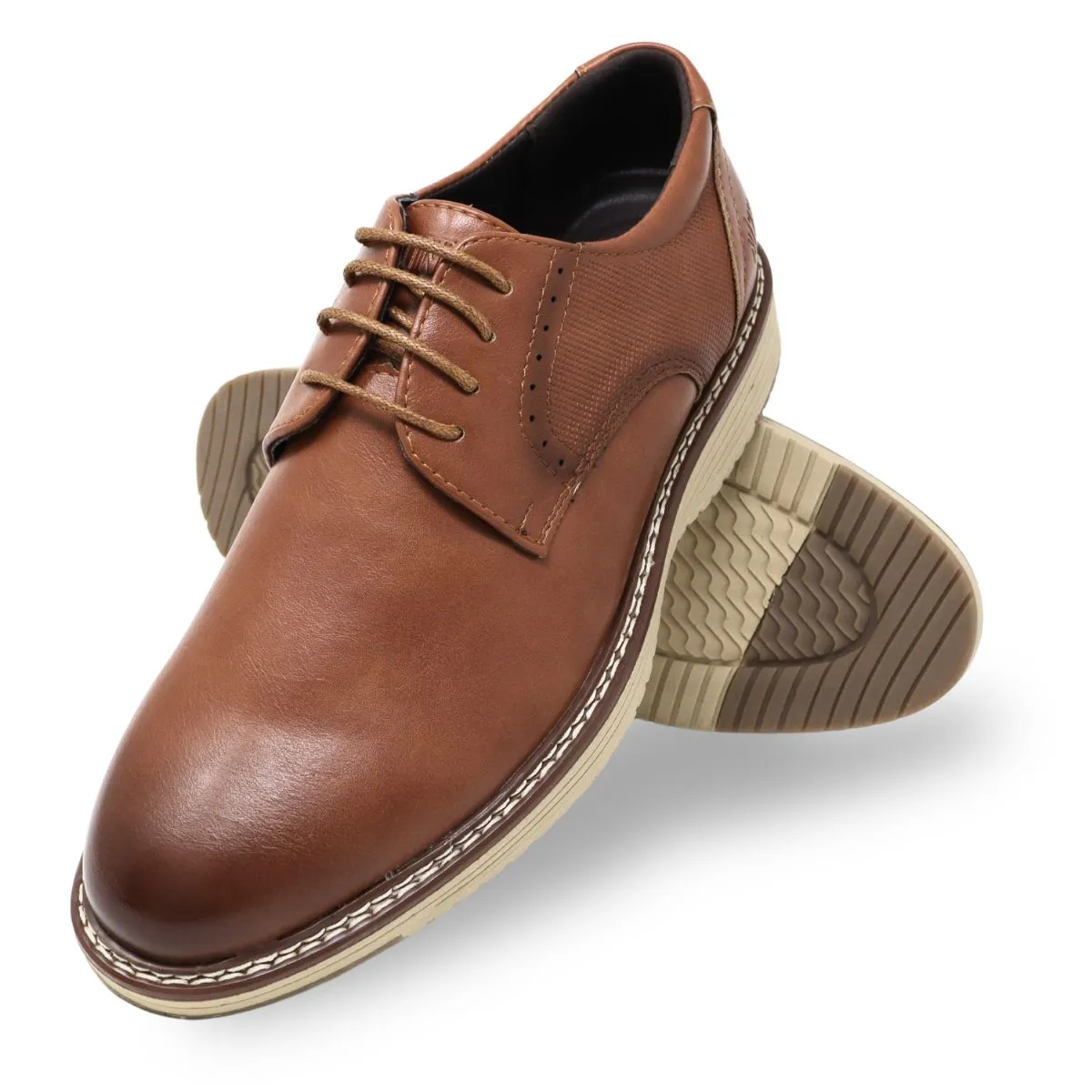 Ninety78 Laced Casual Shoe Tan