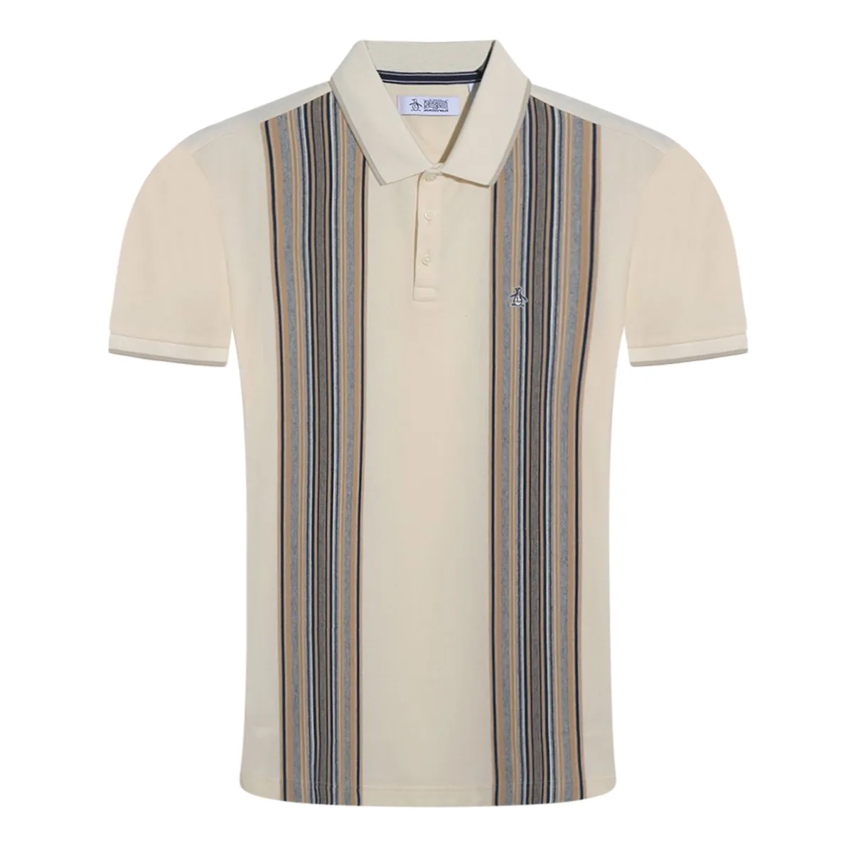 Original Penguin SS Ottoman Polo Shirt Beige