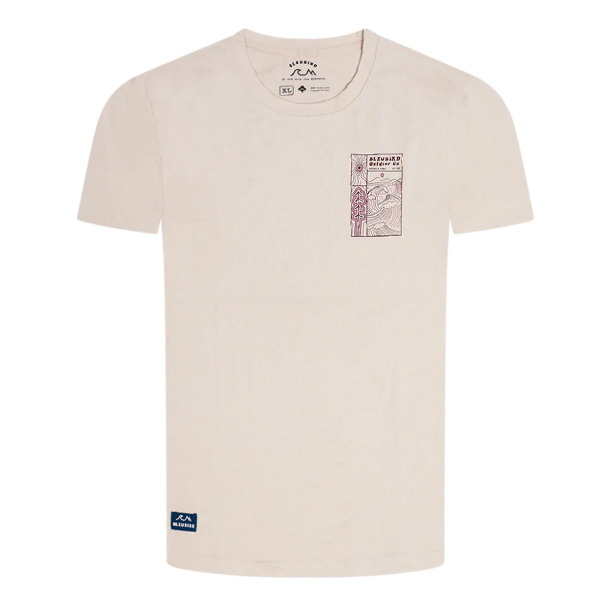 Bleubird SS Valto T-Shirt Off White