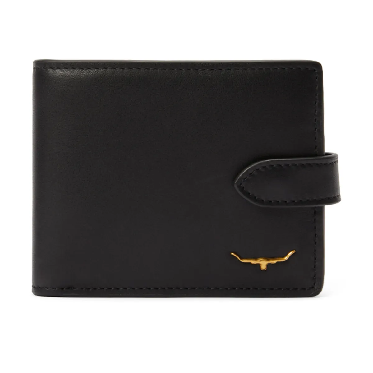 R.M.Williams Wallet With Pocket and Tab in black