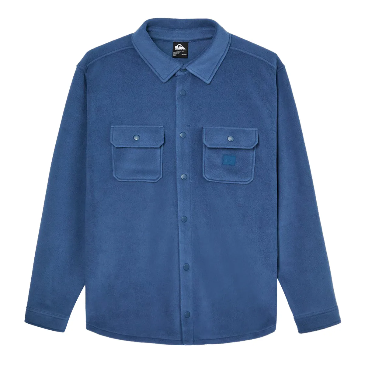 Quiksilver Venture Polar Fleece Shirt Dark Denim Blue