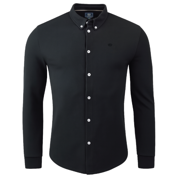 William Tailor Beezie Pique Shirt Black