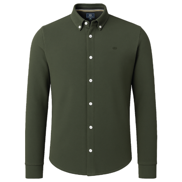 William Tailor Beezie Pique Shirt Evergr