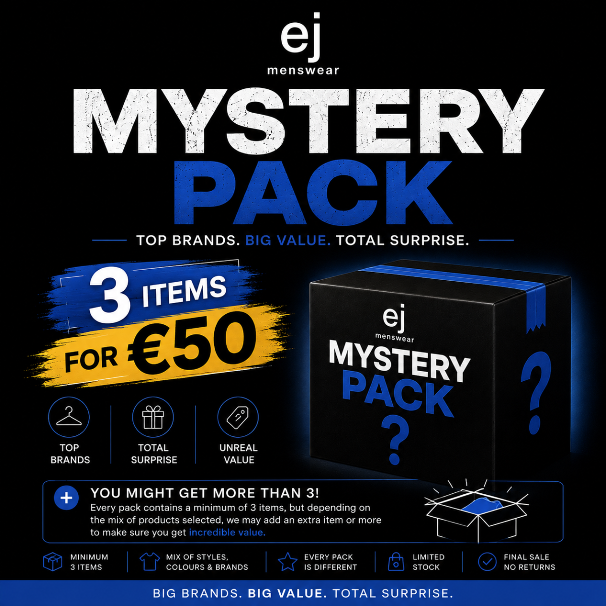 Ejs Mystery Box 3 For 50