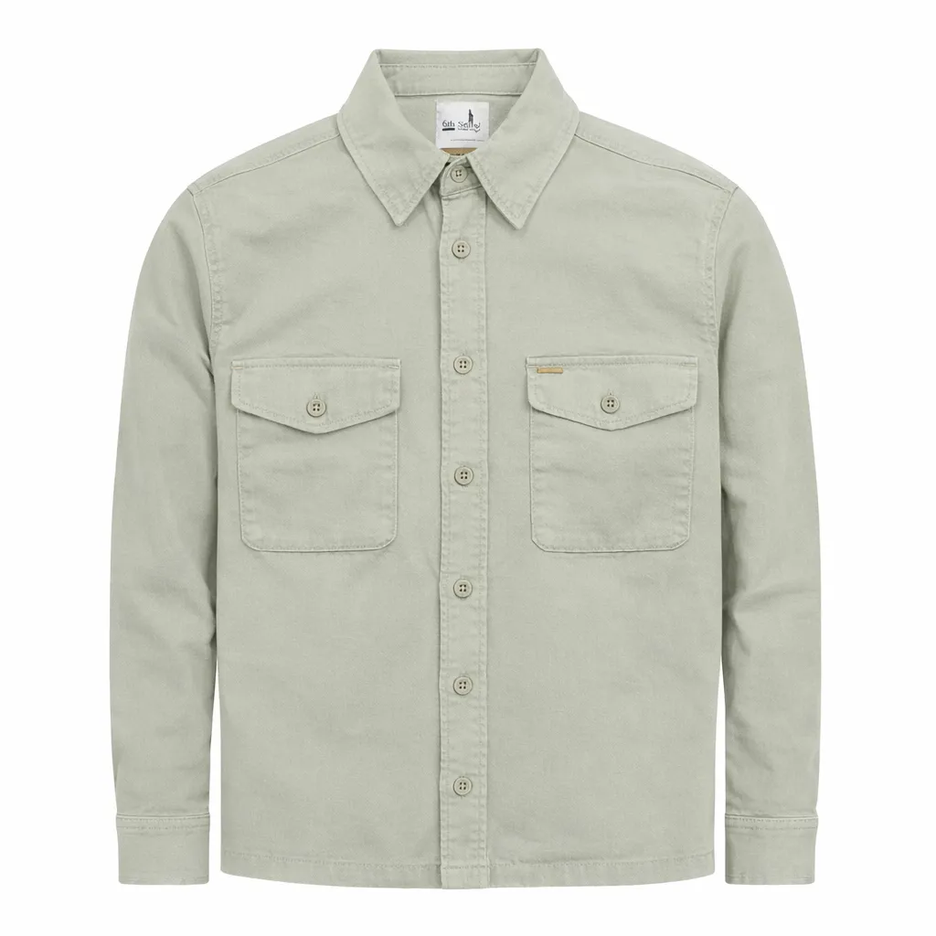 6th Sense Overshirt Sea Green