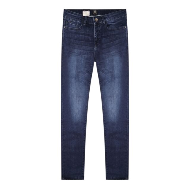 Ej Essential Slim Jeans Medium Stone Wash