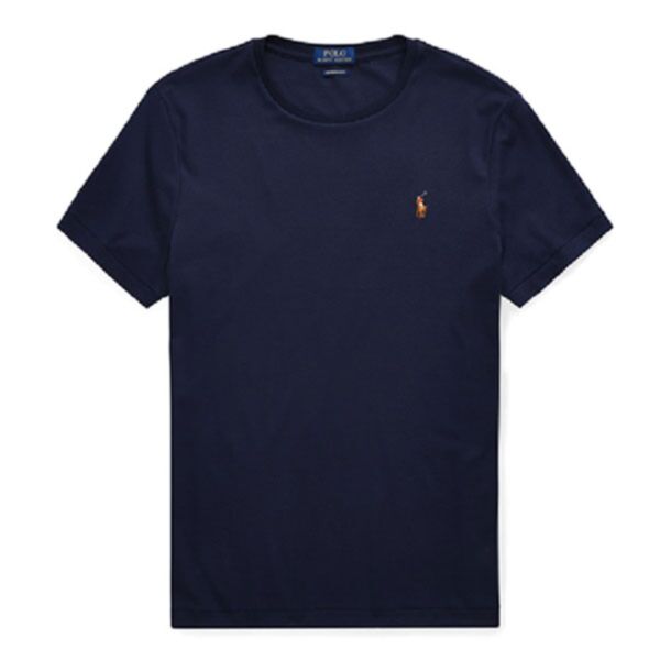 Ralph Lauren Pima SS T-Shirt In Navy