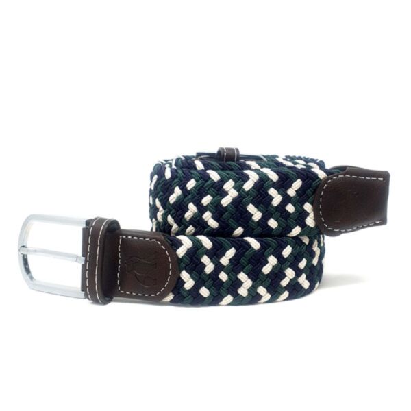 Swole Panda ZigZag Woven Belt Green