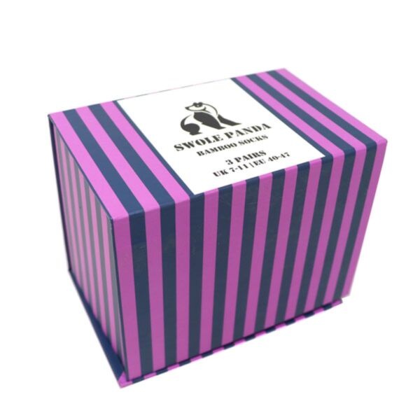 Swole Panda Stripe Gift Box - 3 Pairs