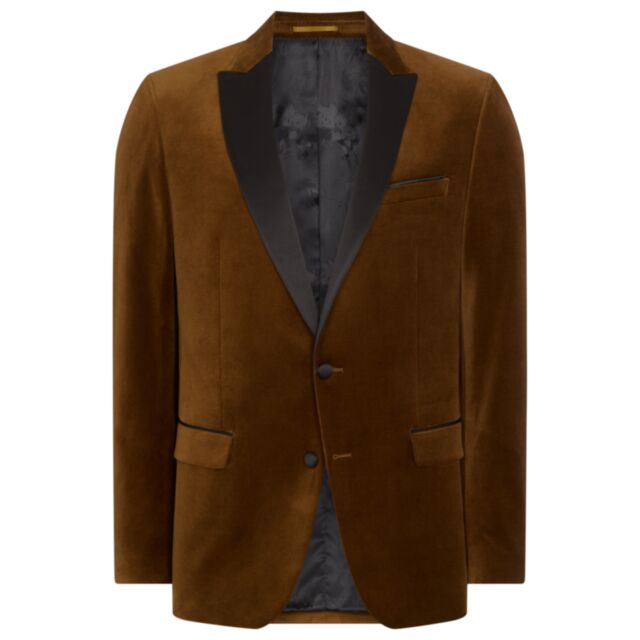 Remus Uomo Monti Velvet Jacket Camel