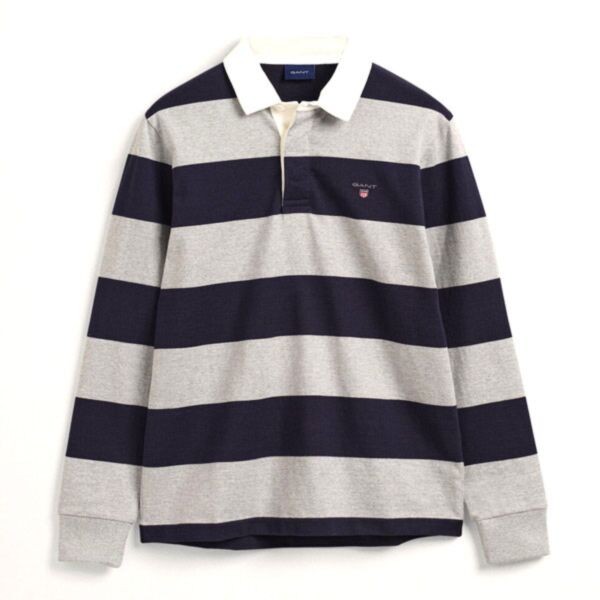 Gant Barstripe Heavy Rugger Grey Melange