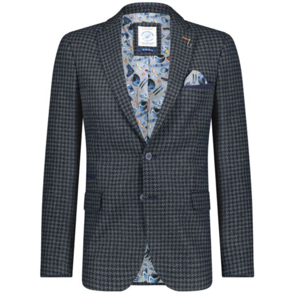 A Fish Named Fred Jacket In Blue Check
