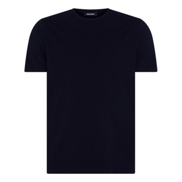 Remus Uomo Plain T-Shirt In Navy