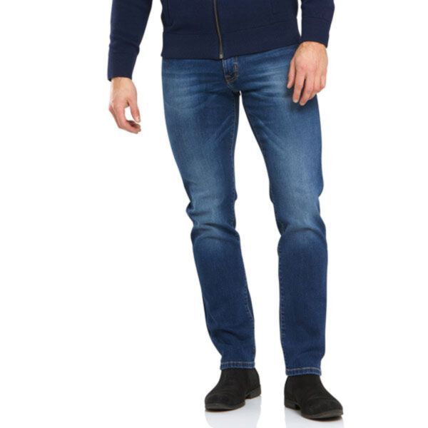 6th Sense Nevada Straight Fit Jean In Mid Wash