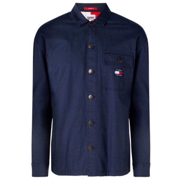 Tommy Jeans Solid Overshirt Navy