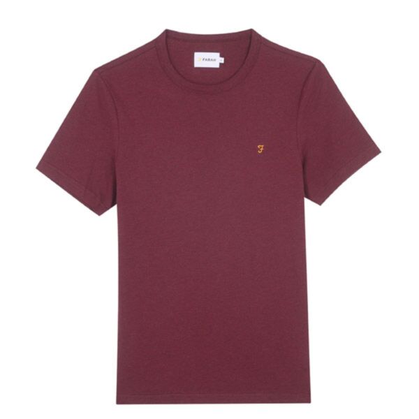 Farah Danny T-Shirt In Farah Red Marl