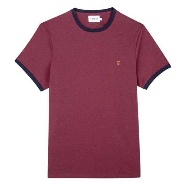 Farah Groves Ringer SS TShirt In Farah Red