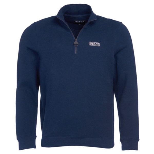 Barbour Ess Half Zip Navy