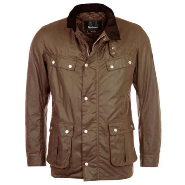 Barbour Tourer Duke Wax Jacket Bark
