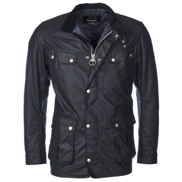 Barbour Tourer Duke Wax Jacket Navy