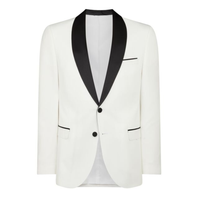 Remus Uomo Ricardo Tux Jacket White