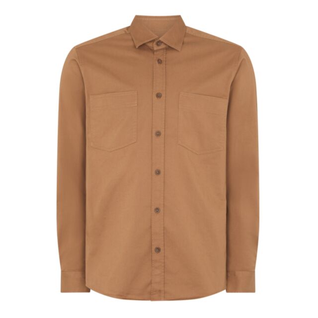 Remus Uomo Parker Overshirt Tan