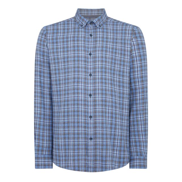 Remus Uomo Parker Cotton Shirt Navy