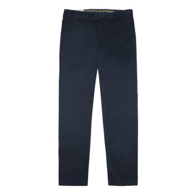 Meyer Oslo Chino Navy Print