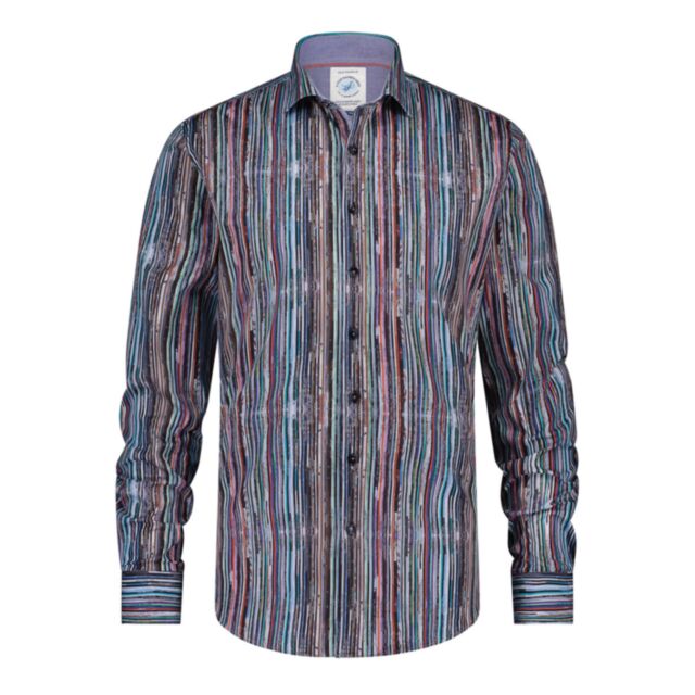 Fish Named Fred Record Covers Shirt Blue