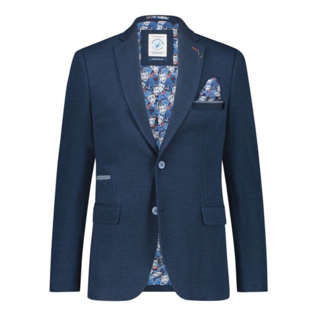 Fish Named Fred Pique Jacket Navy