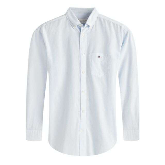 Gant Reg Poplin Banker Shirt Light Blue