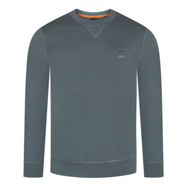 Boss Westart Crew Neck Open Green