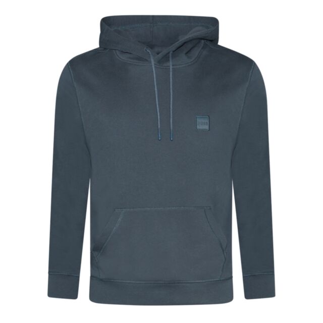 Boss Wetalk Hoodie Open Green