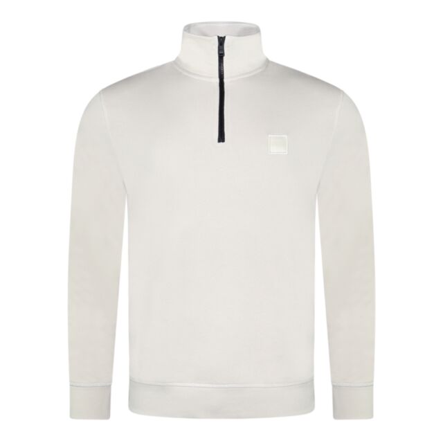 Boss Zetrust Half Zip Light Beige
