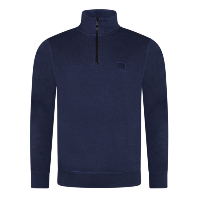 Boss Zetrust Half Zip Navy