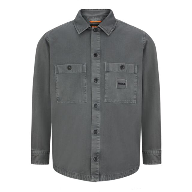 Boss Locky 1 Overshirt Dark Grey