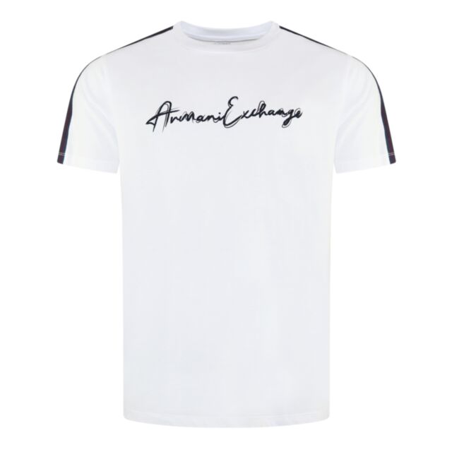 Armani Exchange Taping T-Shirt White