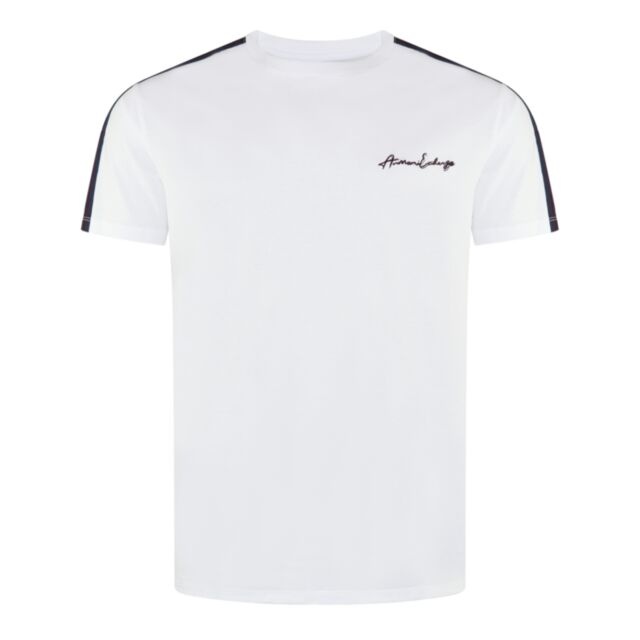 Armani Exchange Signature Logo T-Shirt White