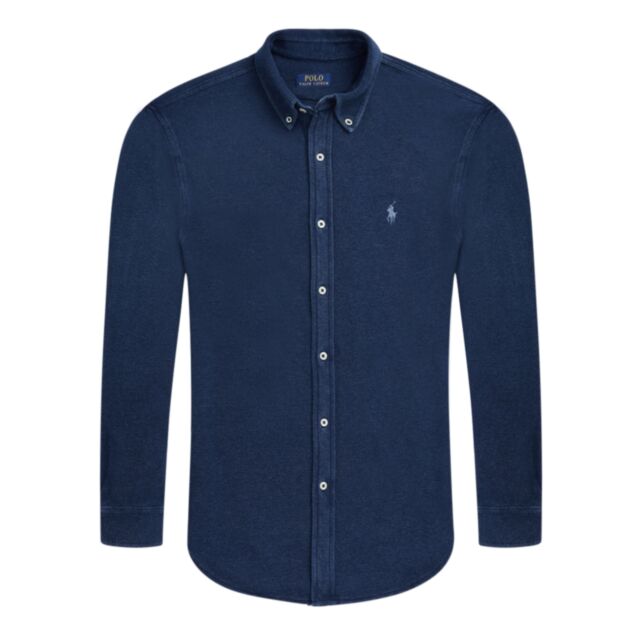 ralph Lauren LS Mesh Shirt Navy