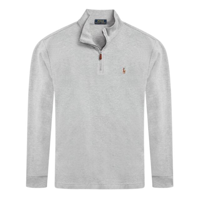 Ralph Lauren Half Zip Sweat Andover Heather