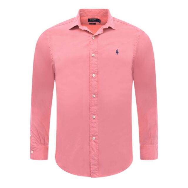 Ralph Lauren LS Sport Shirt In Rose