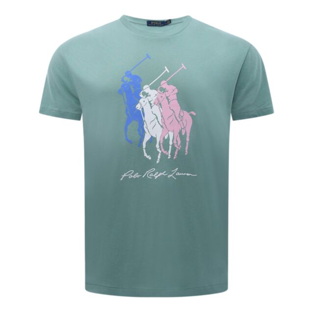 Ralph Lauren Large Print T-Shirt Green