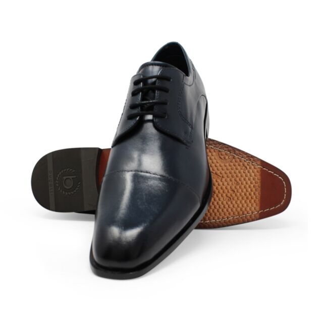 Bugatti Milko Leather Shoe Dark Blue