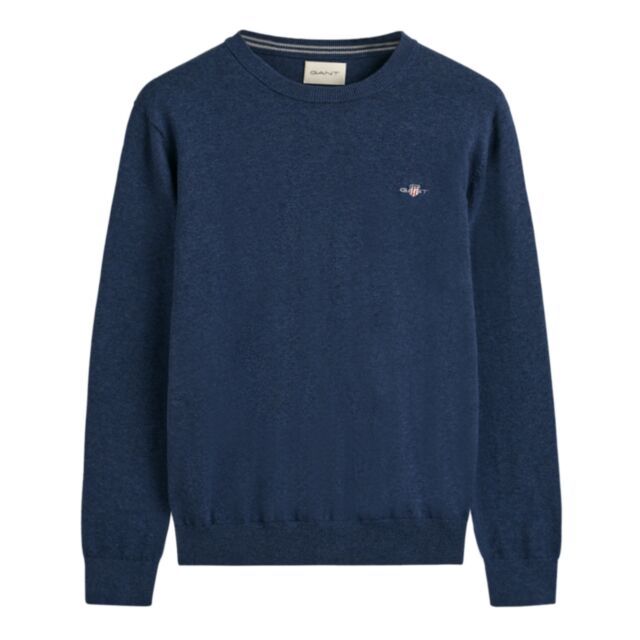 Gant Classic Cotton Crew Nk Dark Blue