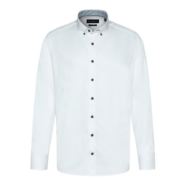 Bugatti Casual Solid Shirt White