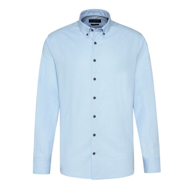 Bugatti Casual Solid Shirt Bright Blue