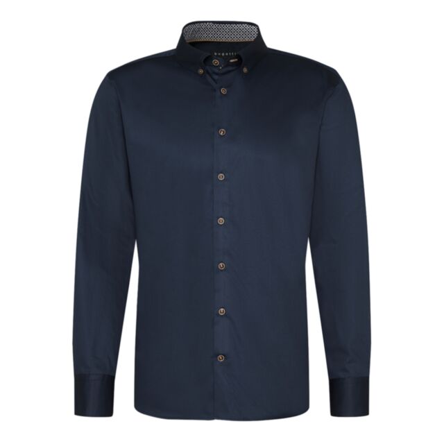 Bugatti Casual Solid Shirt Dark Navy