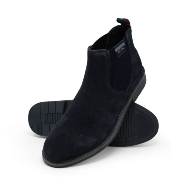 Bugatti Ladano Suede Boot Dark Blue