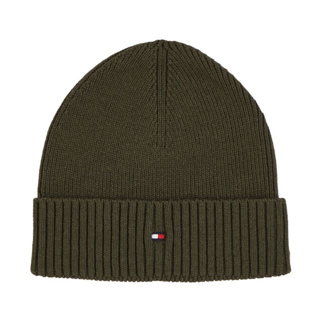 Tommy Hilfiger Flag Beanie Army Green