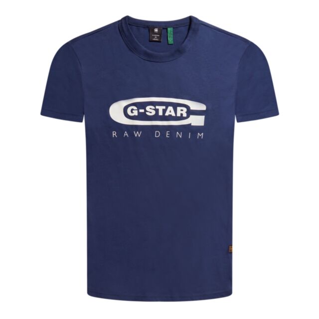 G-Star Graphic Slim Tee Sartho Blue